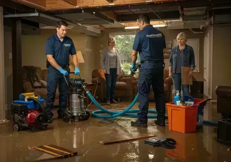 Basement Water Extraction and Removal Techniques process in Hillsboro, OH